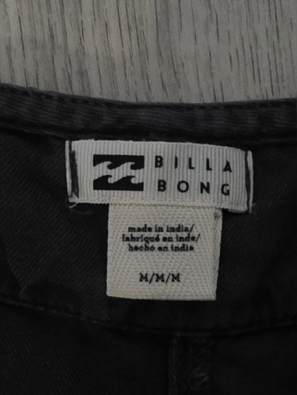 Billabong Wild Pursuit Shortalls Charcoal Gray size Medium - Picture 4 of 5